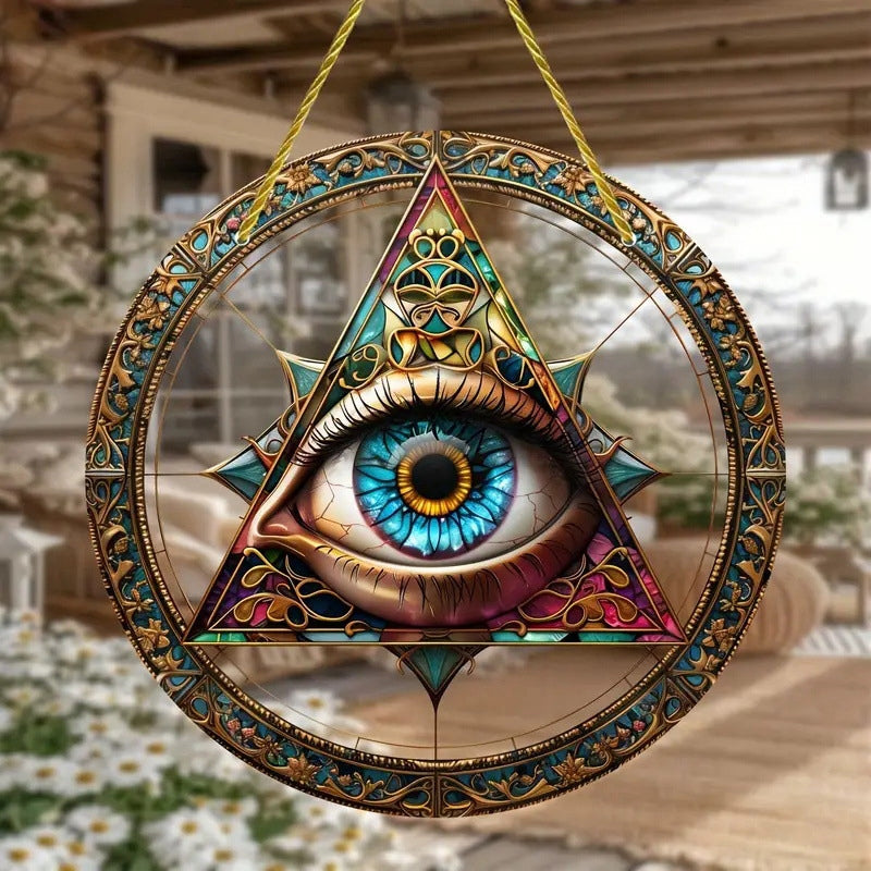 Home Decor - Suncatcher - Evil Eye