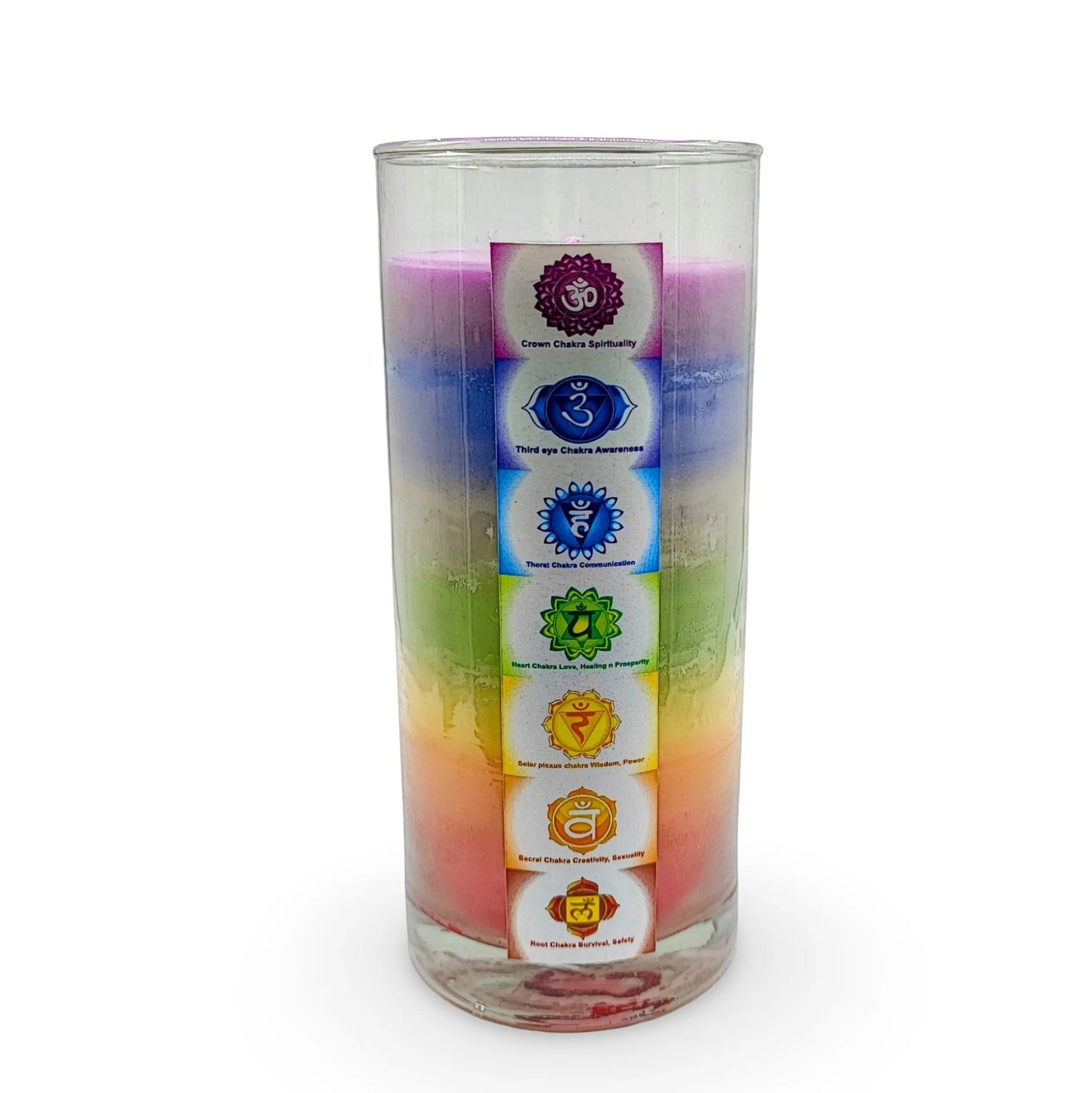 Scented Candle - 7 Chakras - -Arômes & Évasions