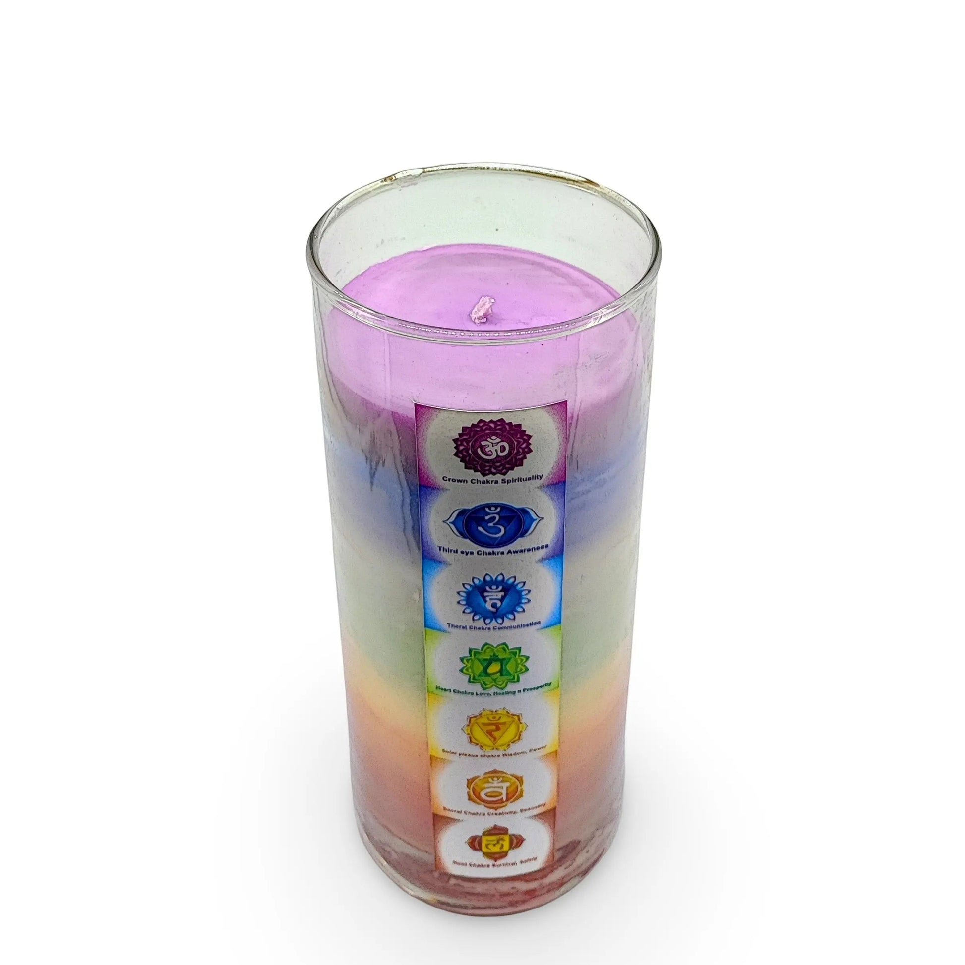 Scented Candle - 7 Chakras - -Arômes & Évasions