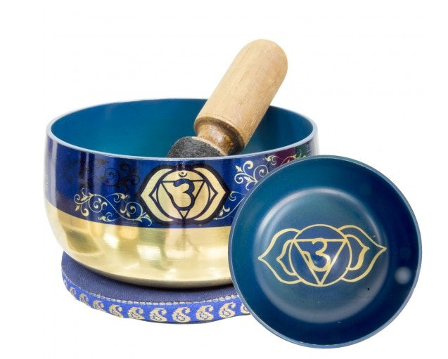 Singing Bowl -Choice Between 7 Chakras -5″DIA 6 Chakra 3er Eye