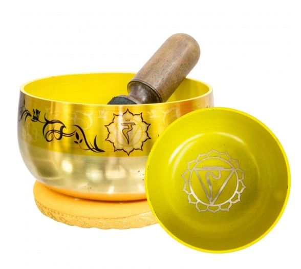 Singing Bowl -Choice Between 7 Chakras -5″DIA 3 Chakra Solar Plexus