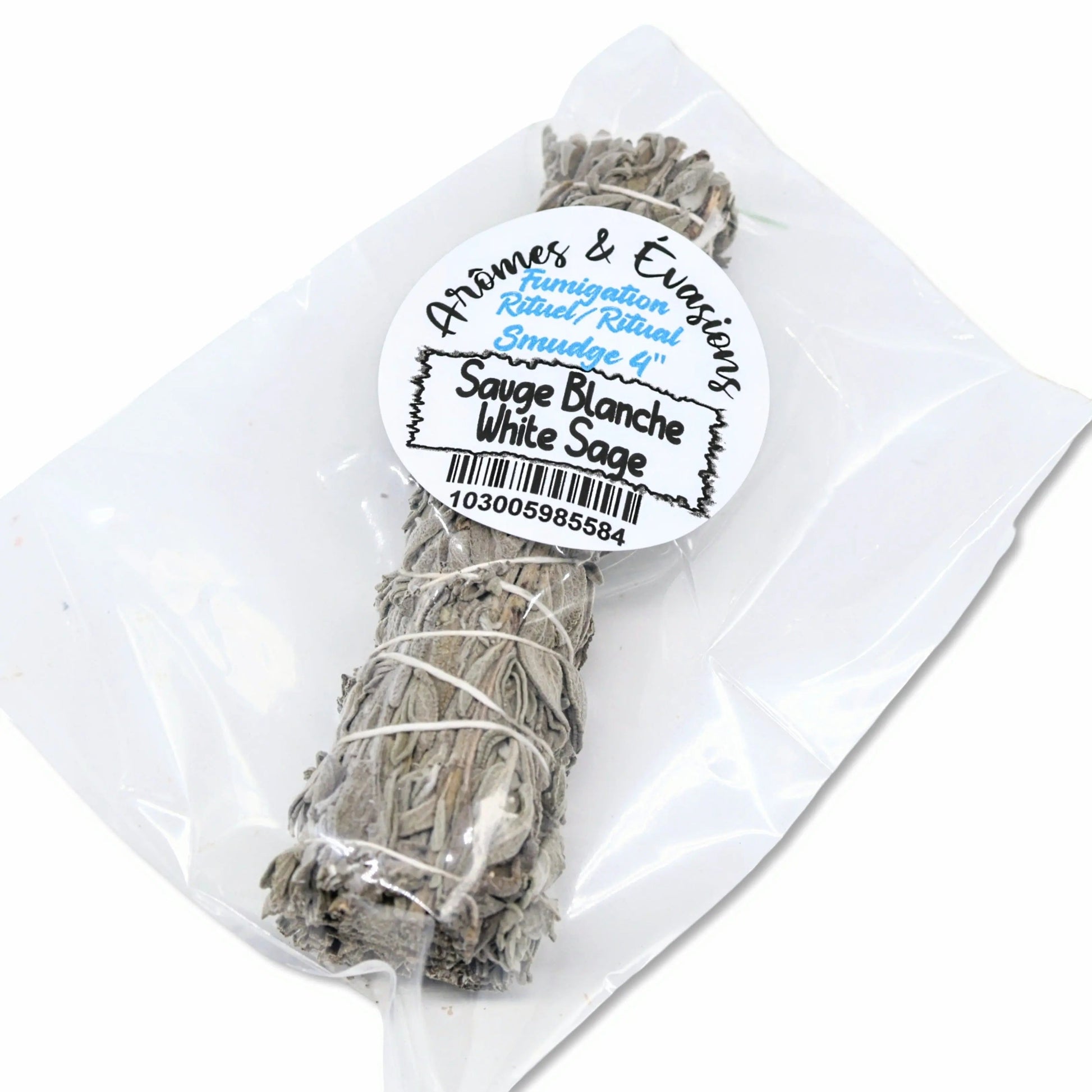 Smudging Incense Stick - California White Sage - 4"