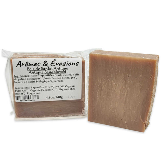 Soap Bar -Cold Process -Antique Sandalwood