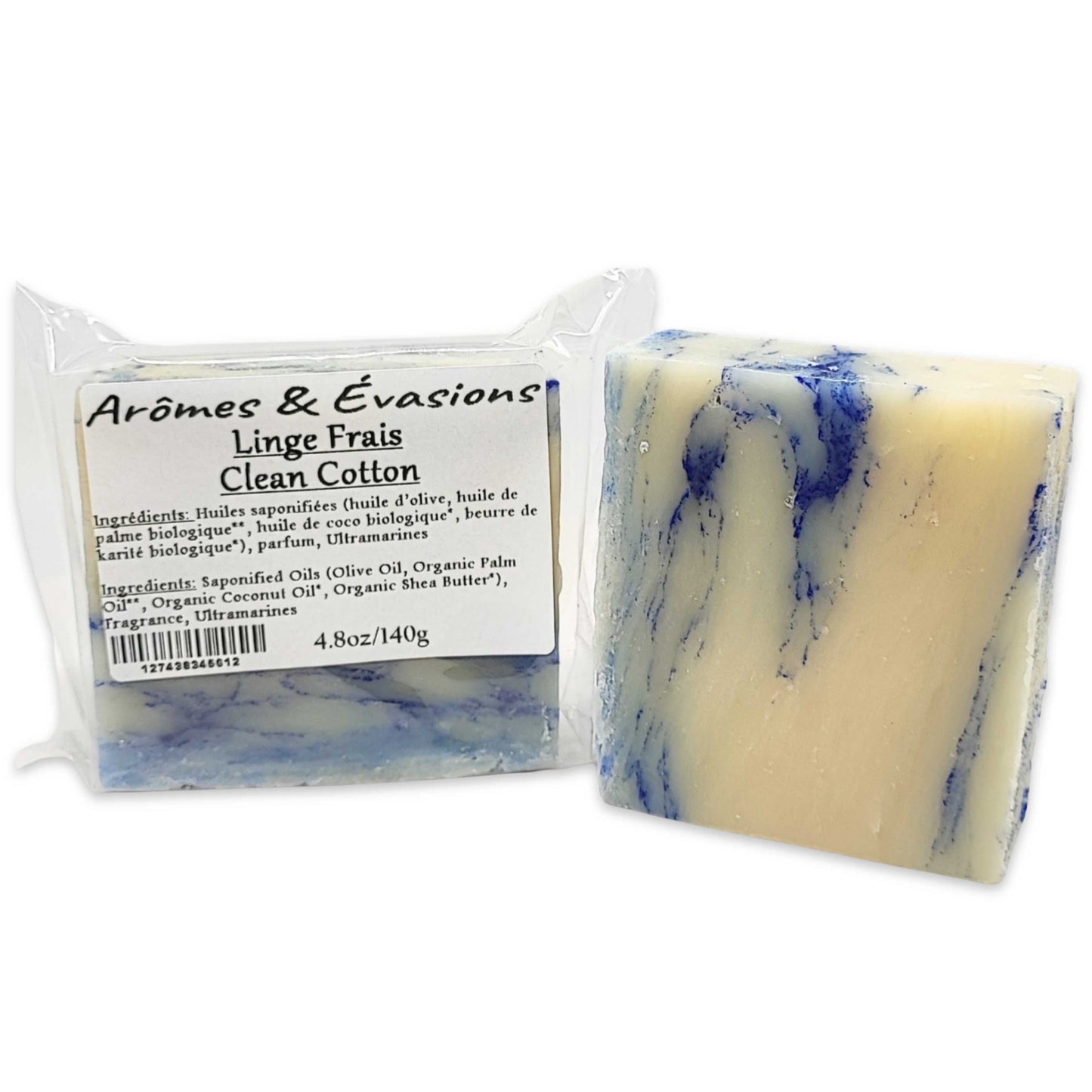 Soap Bar -Cold Process -Clean Cotton