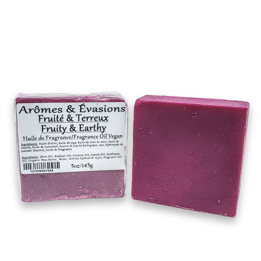 Soap Bar -Cold Process -Fruity & Earthy