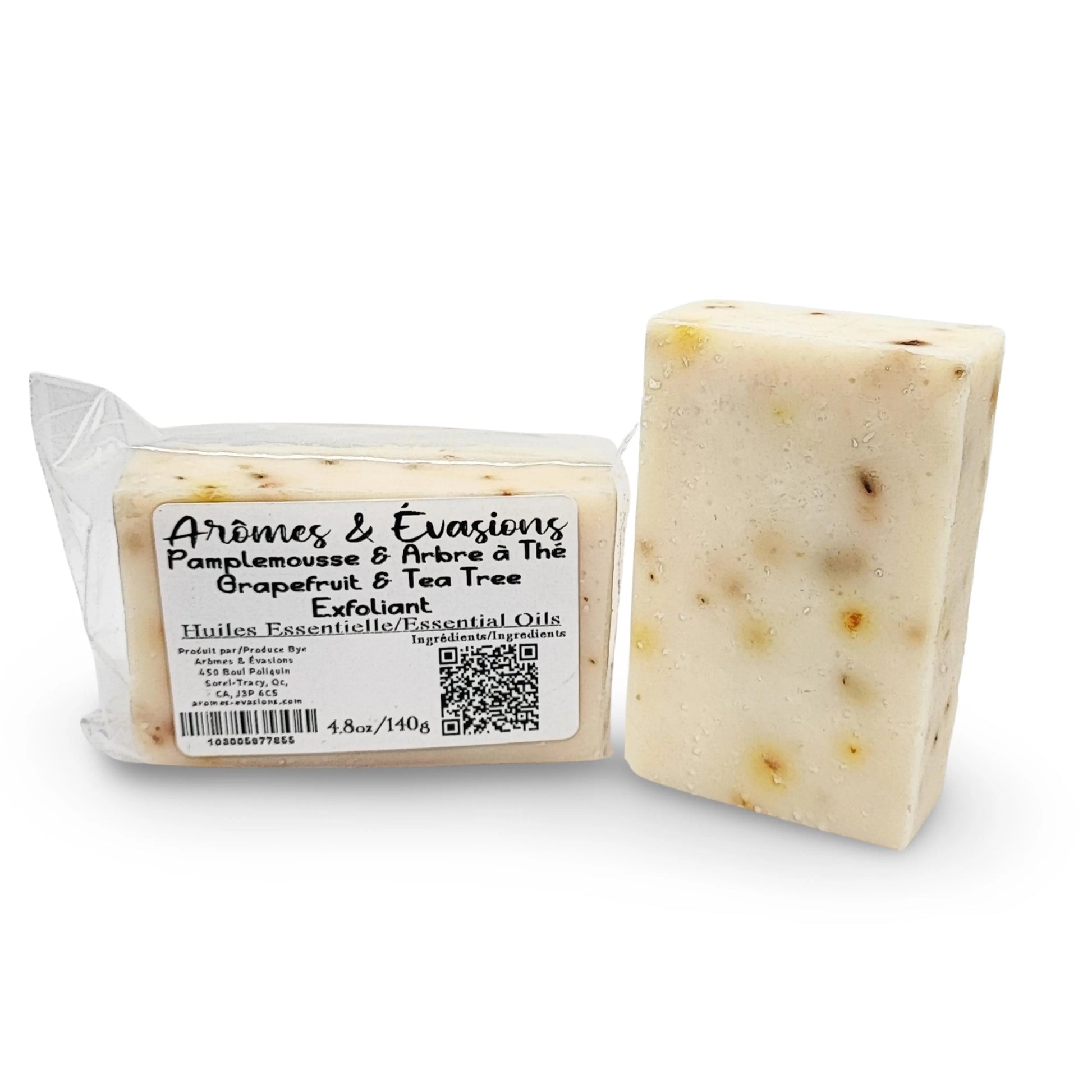 Soap Bar -Cold Process -Exfoliant -Grapefruit & Tea Tree