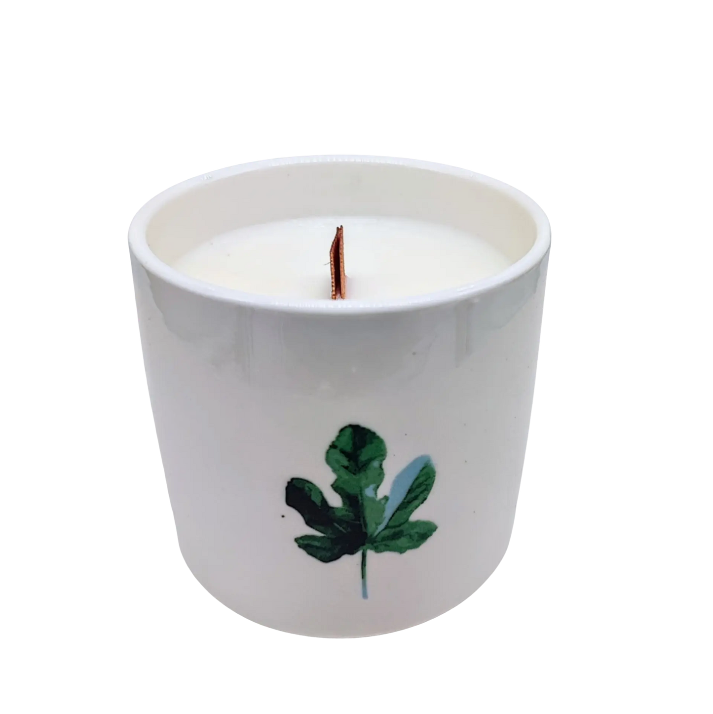 Soy Candle -Botanical Candle -Japanese Garden Green Leaf 1