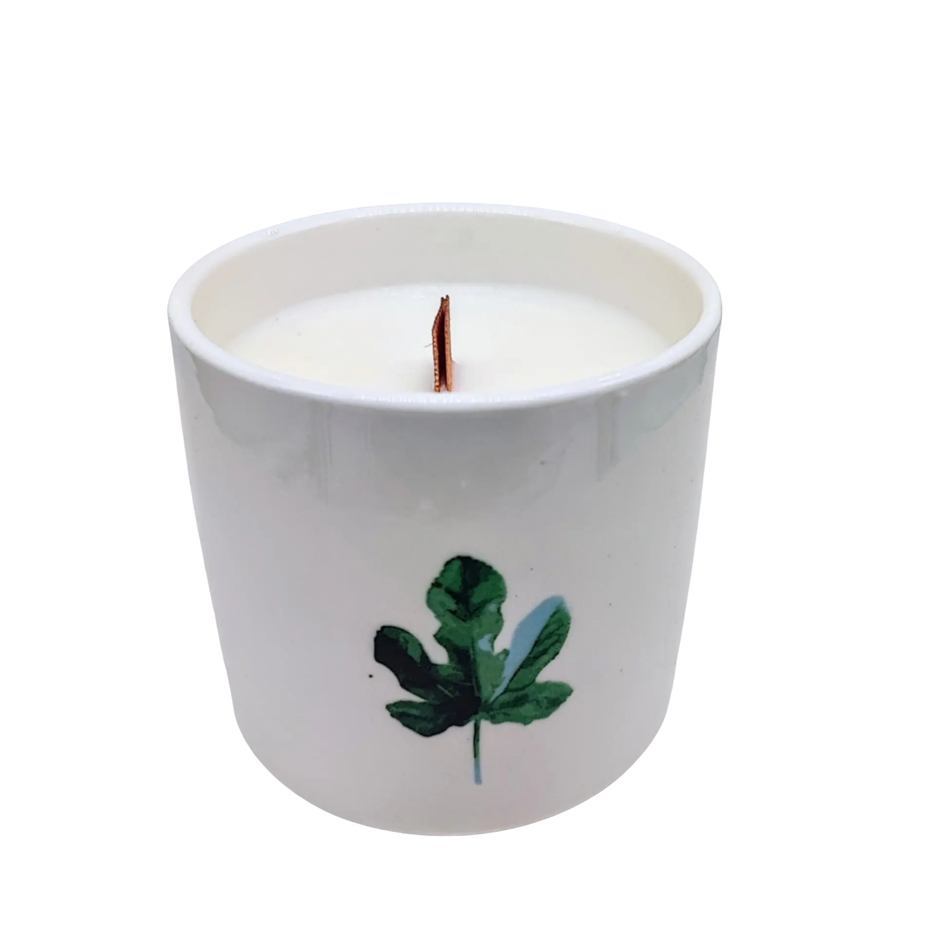 Soy Candle -Botanical Candle -Japanese Garden Green Leaf 1