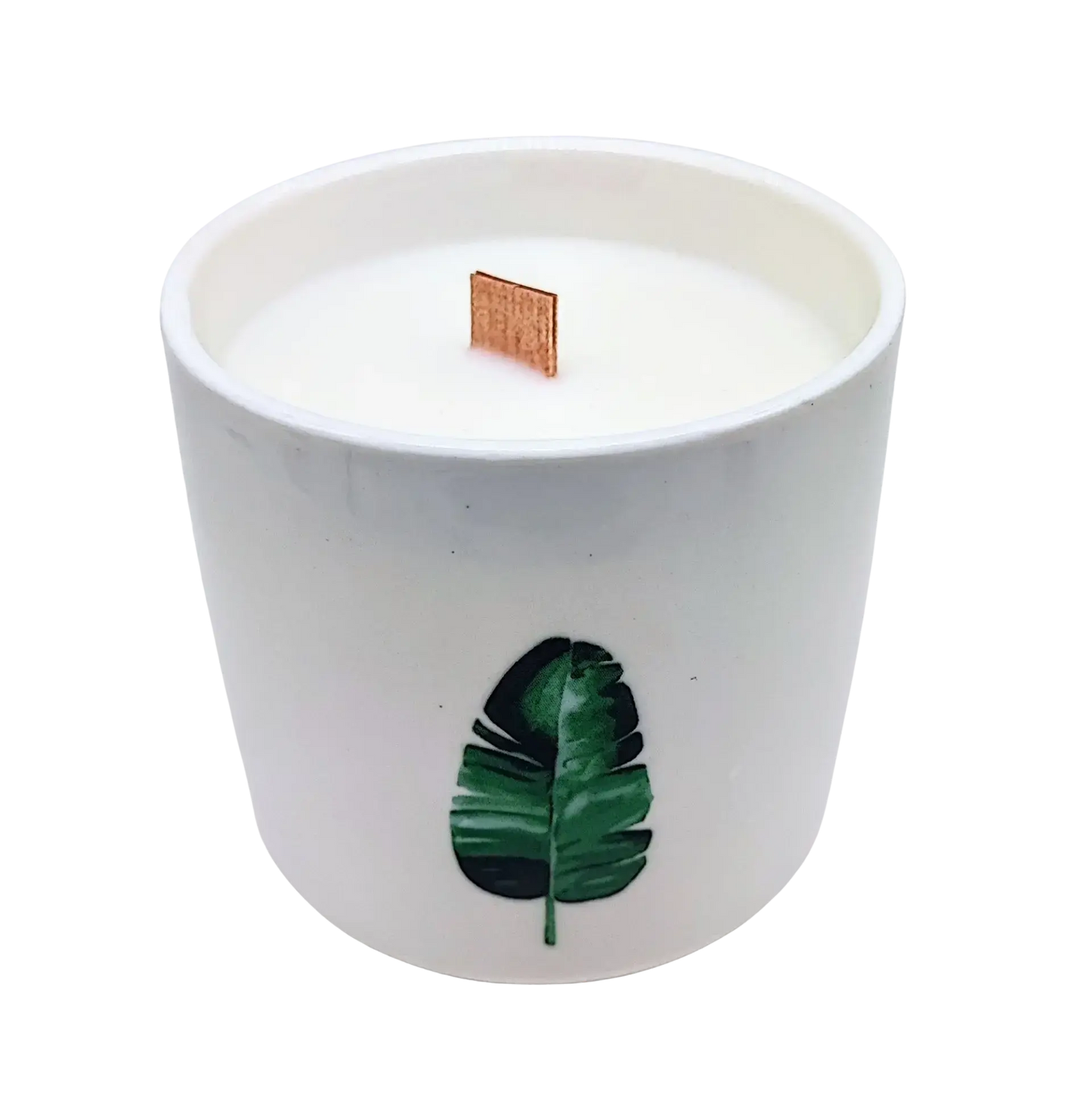 Scented Soy Candle - Botanical Garden - Lemon Honeysuckle -Soy Candle -Arômes & Évasions