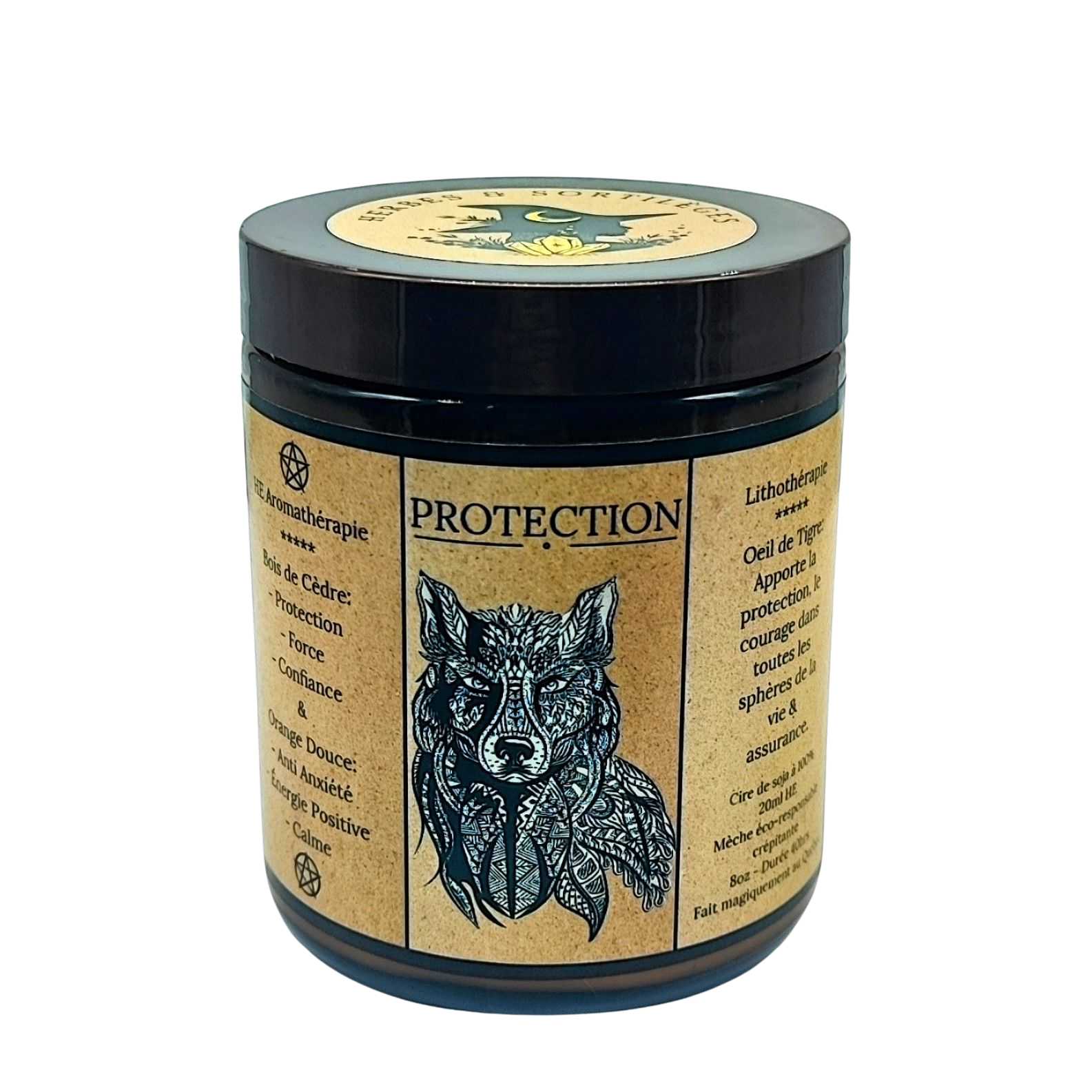 Soy Candle -Herbes & Sortileges -Protection -8oz