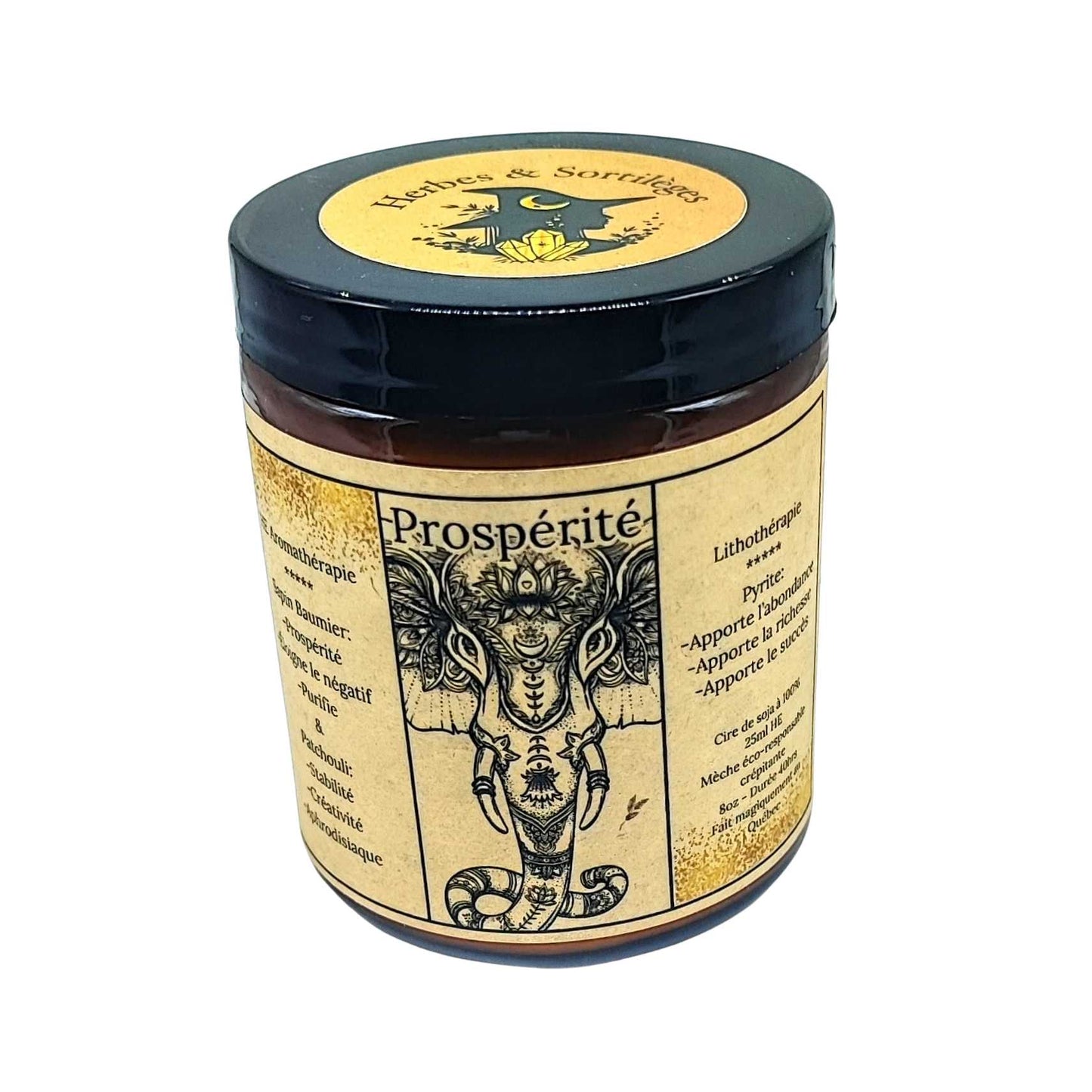 Soy Candle -Herbes & Sortileges -Prosperity -8oz