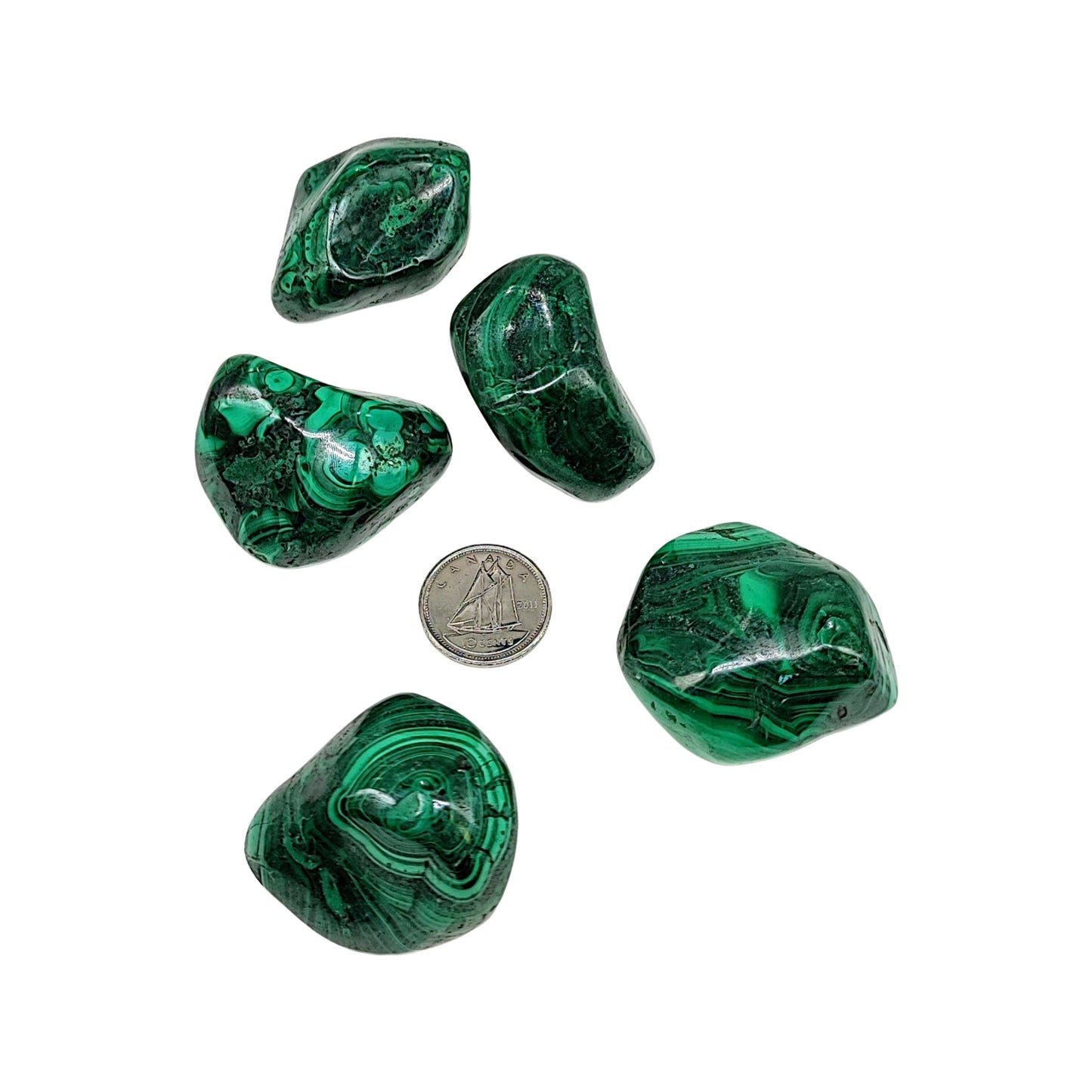 Stone -Malachite -Tumbled -31g to 50g