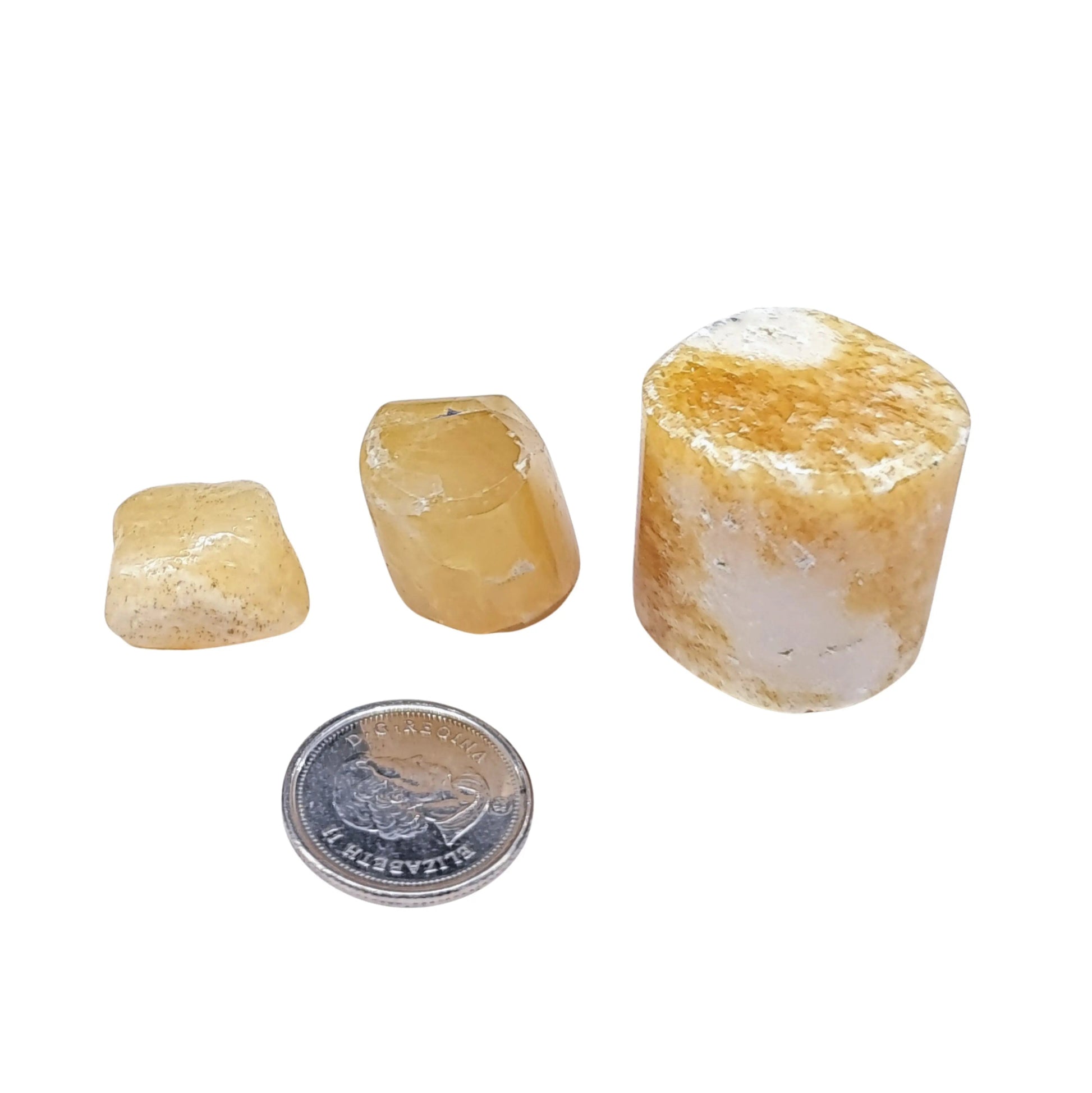 Stone -Orange Calcite -Tumbled -Calcite -Aromes Evasions 