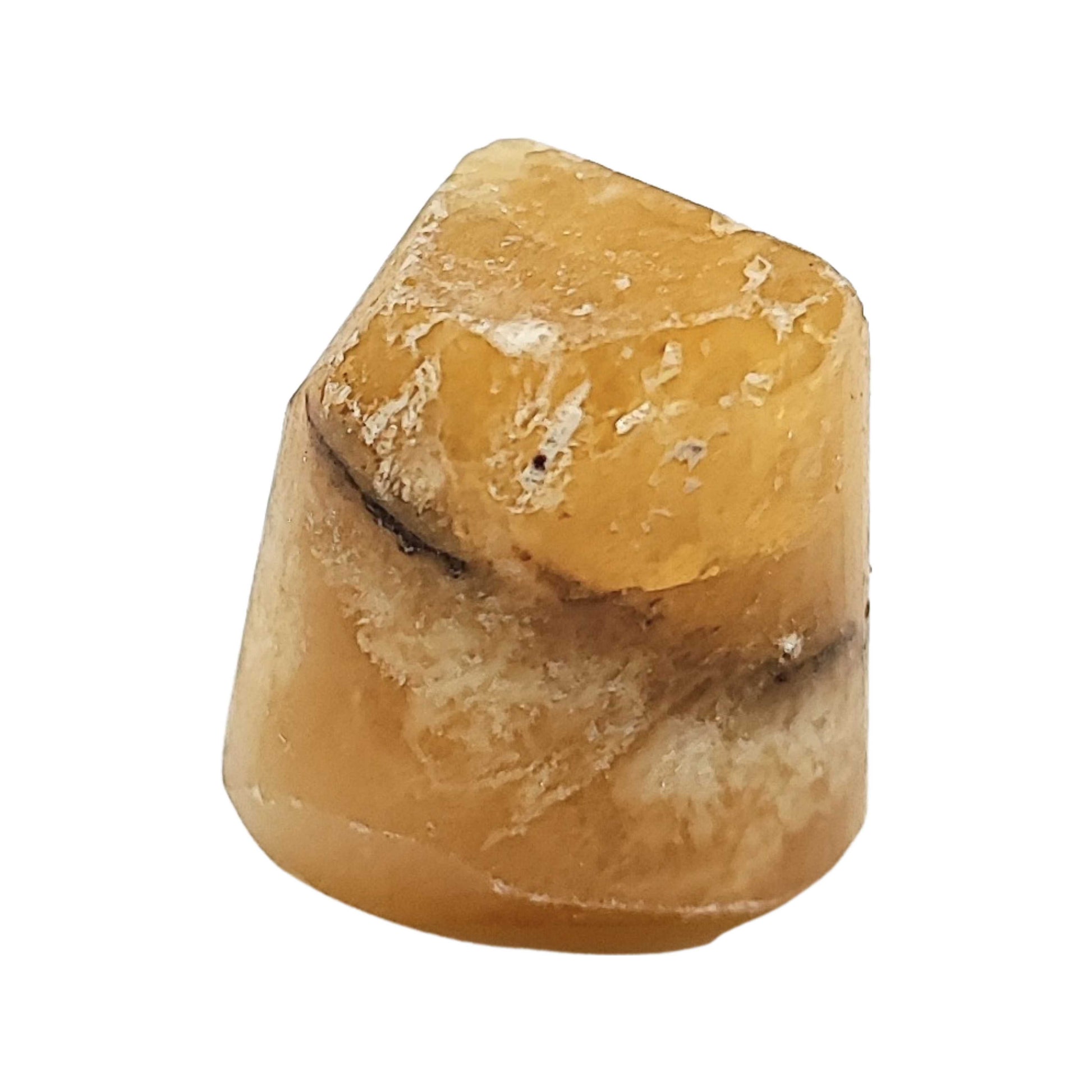 Stone -Orange Calcite -Tumbled -Extra Large -Aromes Evasions 