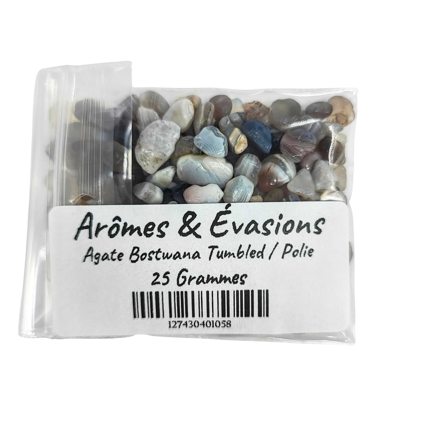 Stone -Tumbled Chips -Agate Bostwana 25 g