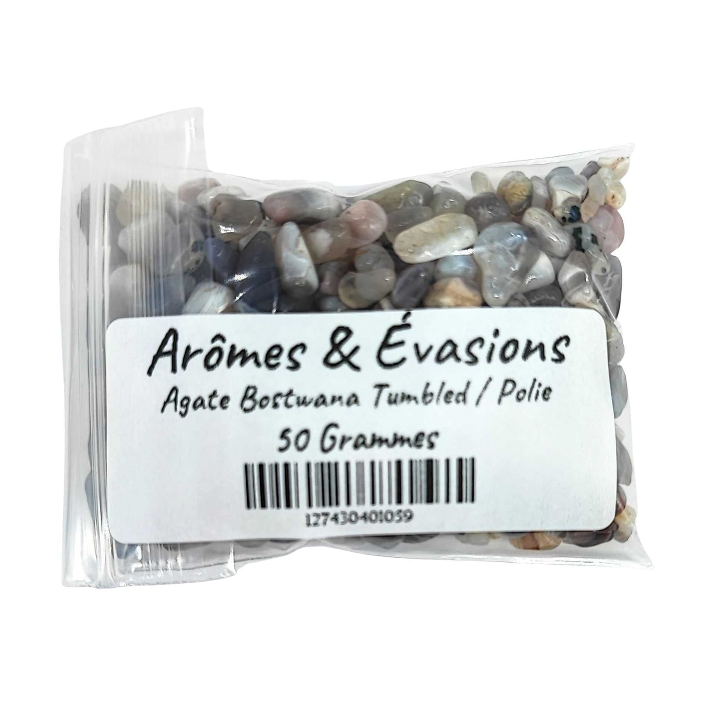 Stone -Tumbled Chips -Agate Bostwana 50 g