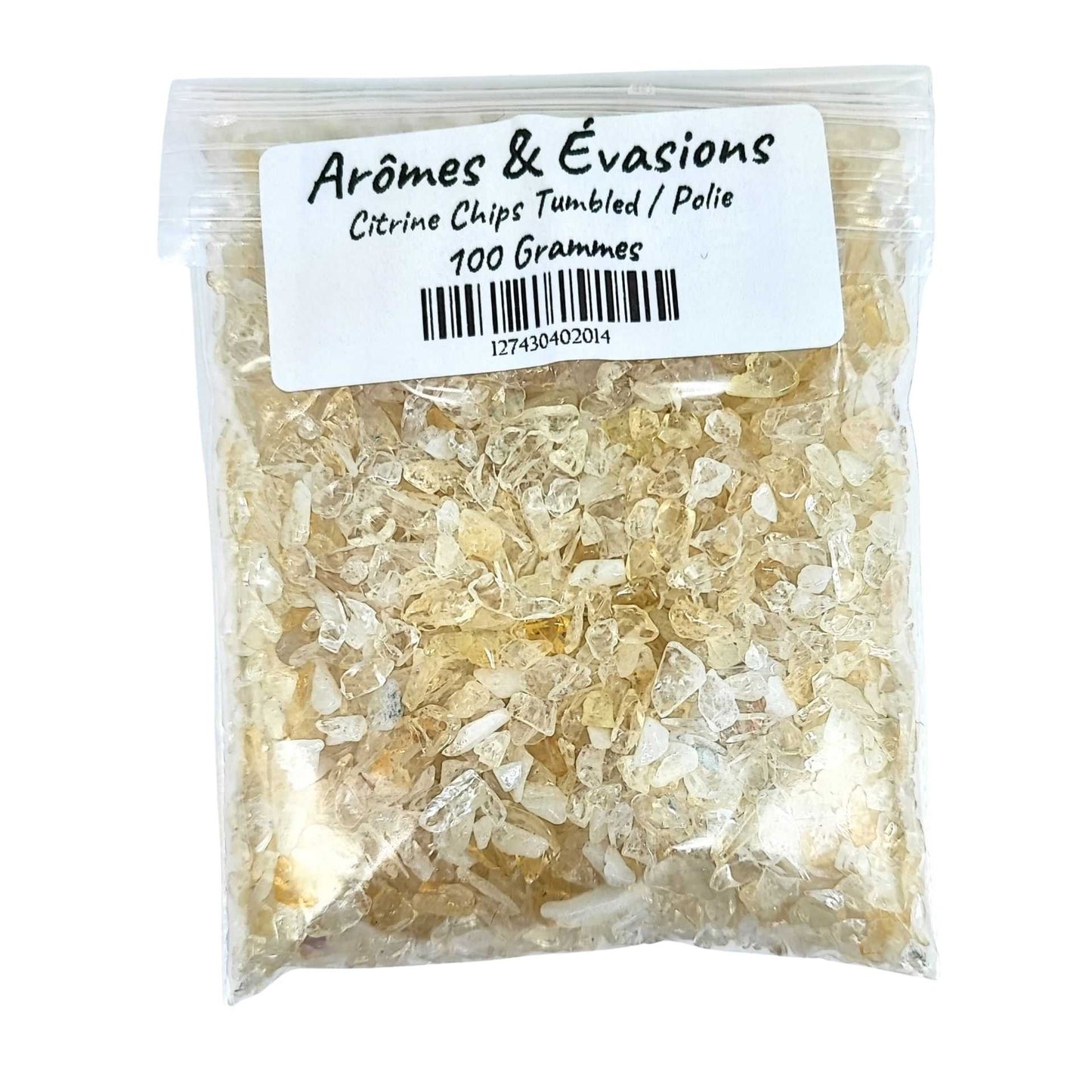 Stone -Tumbled Chips -Citrine 100 g