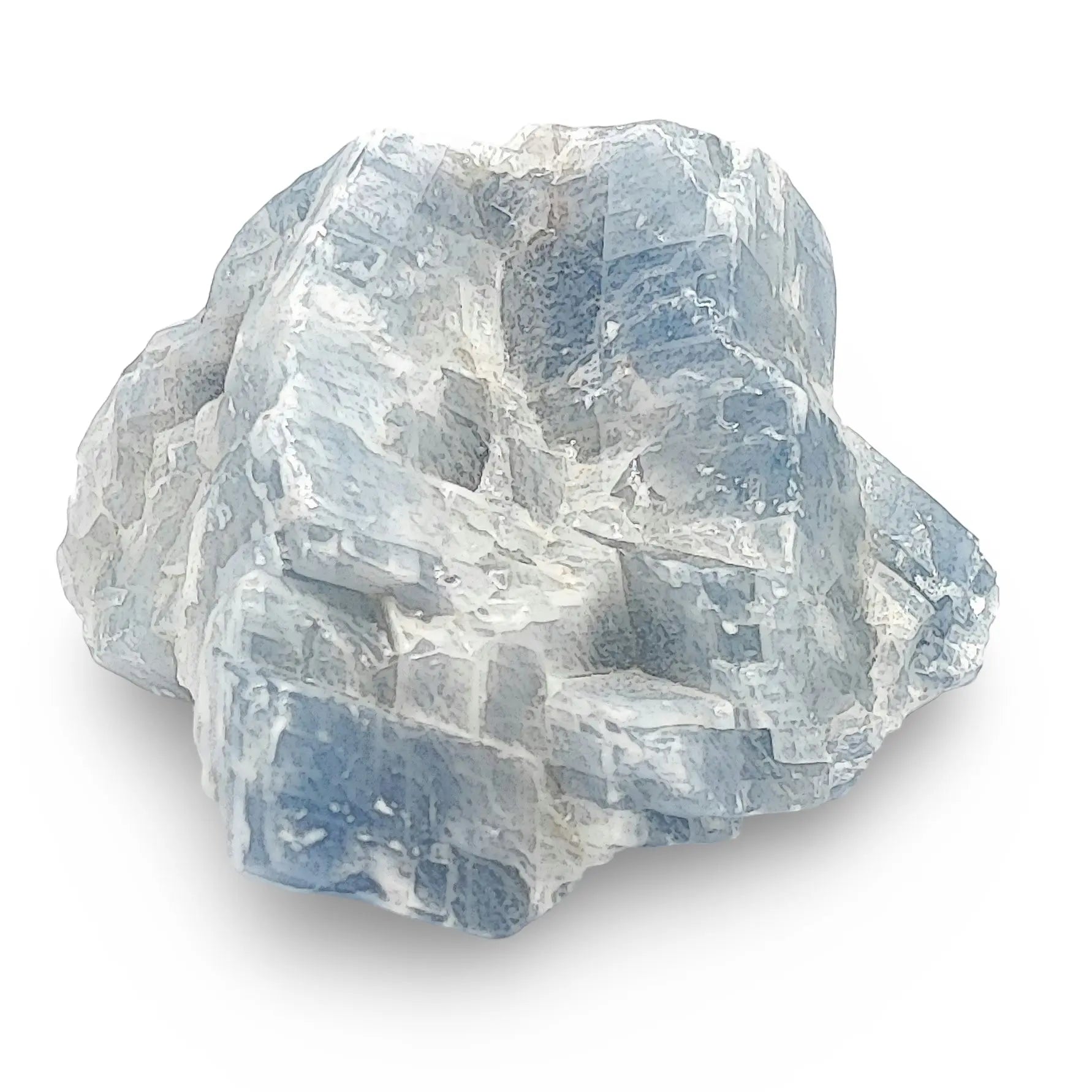 Stone -Blue Calcite -Rough -XX Large