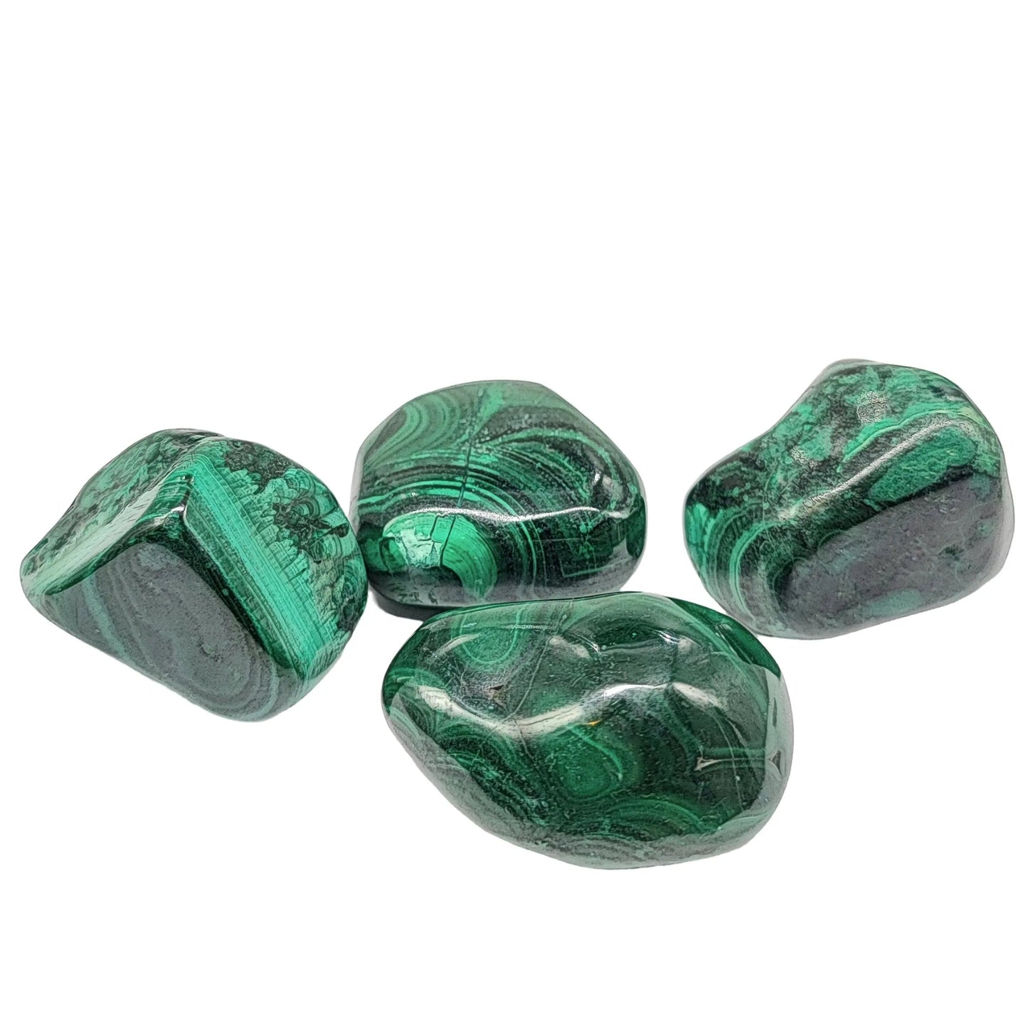 Stone -Malachite -Tumbled -51g to 80g - -Arômes & Évasions