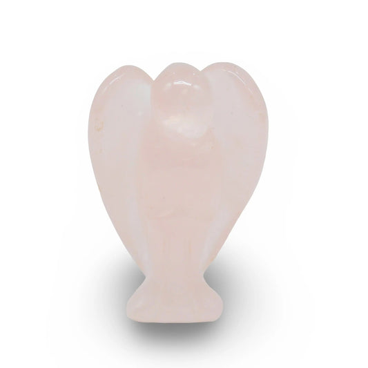 Stone - Natural Rose Quartz - Sculpture - Angel