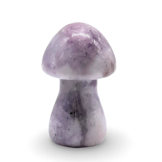 Stone - Phosphosiderite - Sculpture - Mushroom -Opalite -Arômes & Évasions