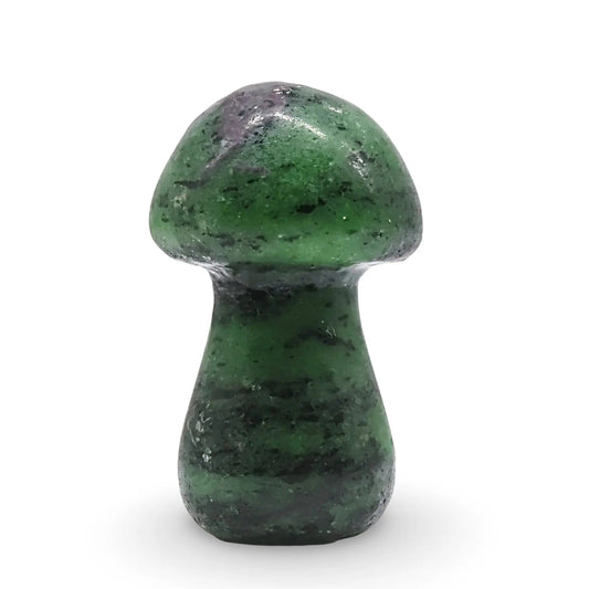 Stone - Ruby Zoisite - Sculpture - Mushroom -Ruby Zoisite -Arômes & Évasions