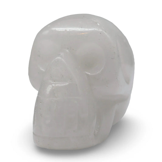 Stone - Skull Clear Quartz 1.5" - High-Quality Crystal -Skull -Arômes & Évasions