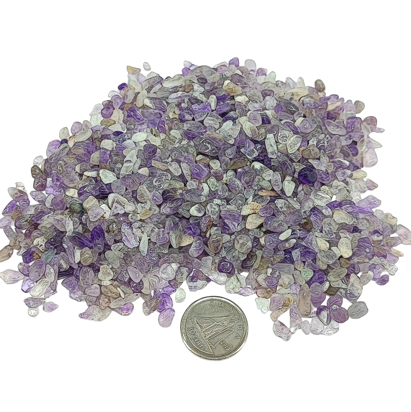 Stone -Tumbled Chips -Amethyst -3 to 5mm