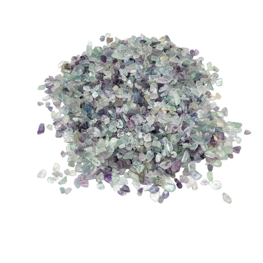 Stone -Tumbled Chips -Fluorite -3 to 5mm -Chips -Arômes & Évasions