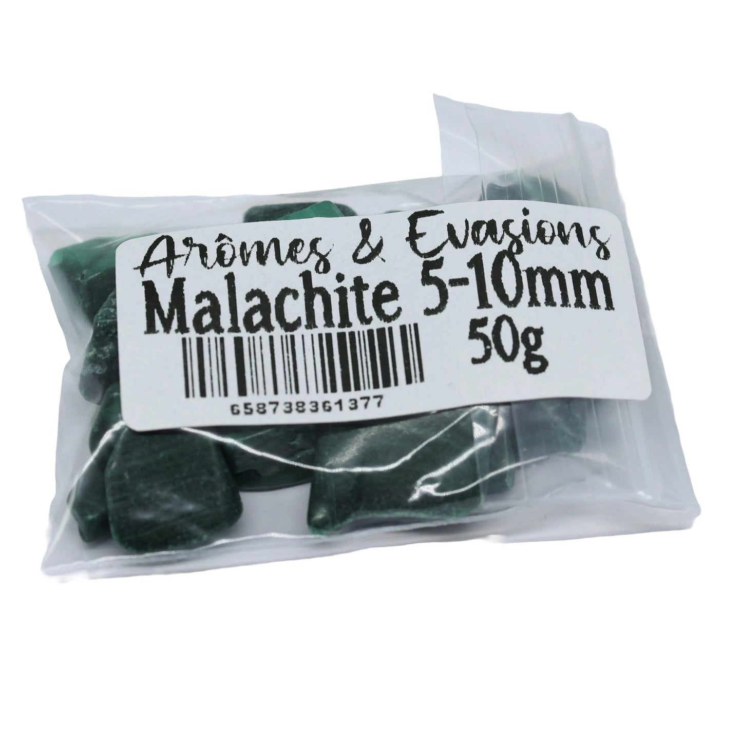 Stone -Tumbled Chips -Malachite -5mm to 10mm -Chips -Arômes & Évasions