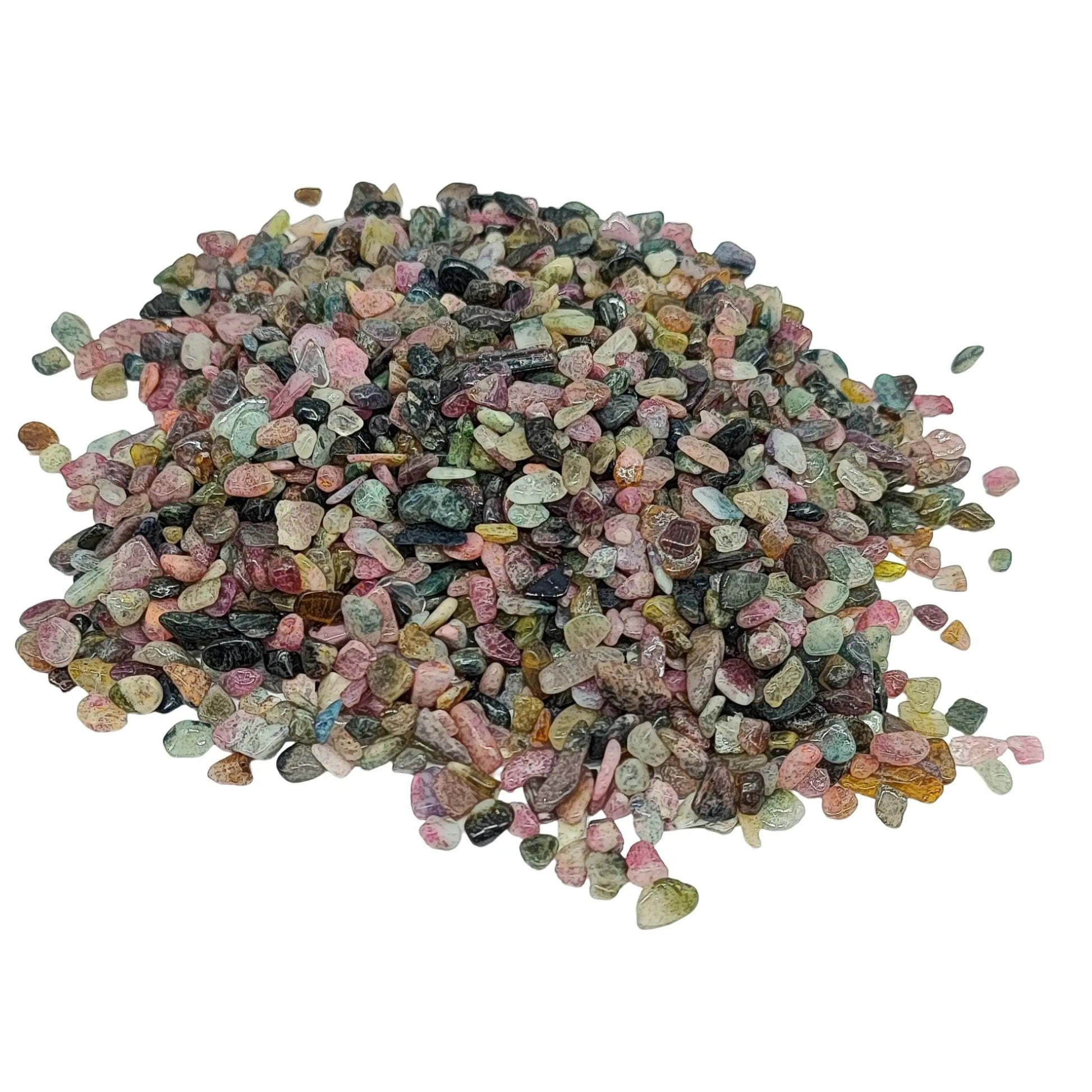 Stone -Tumbled Chips -Mixed Tourmaline