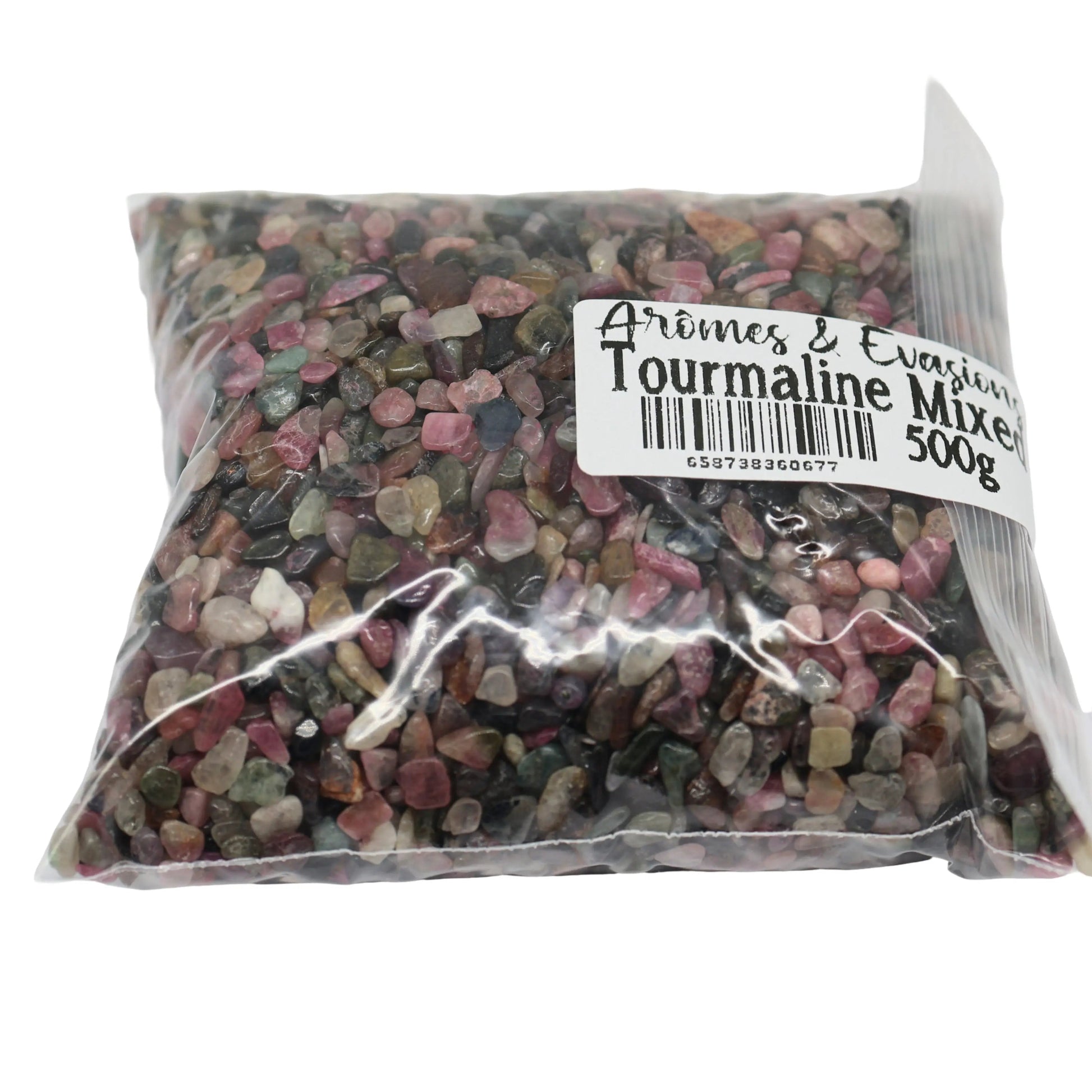 Stone -Tumbled Chips -Mixed Tourmaline -Chips -Arômes & Évasions