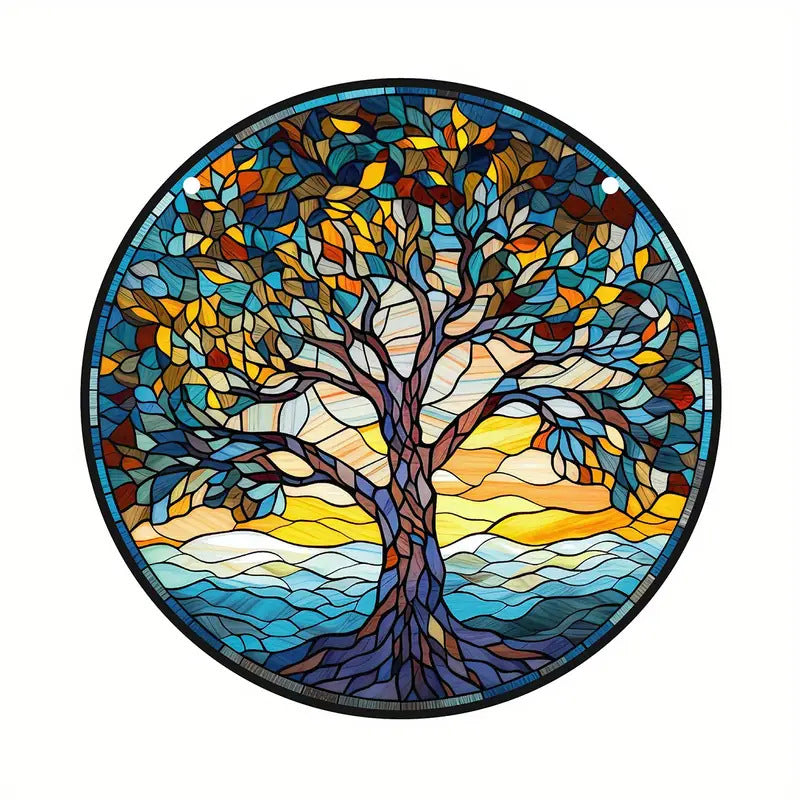 Home Decor - Suncatcher - Tree of Life - Colorful