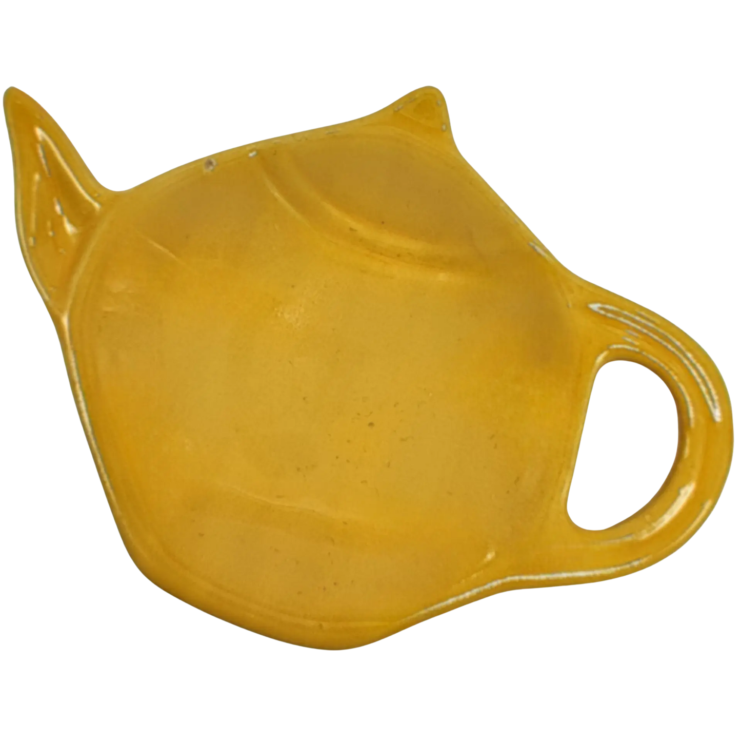Teaware -Saucer -Tea Bag or Infuser Yellow Mustard