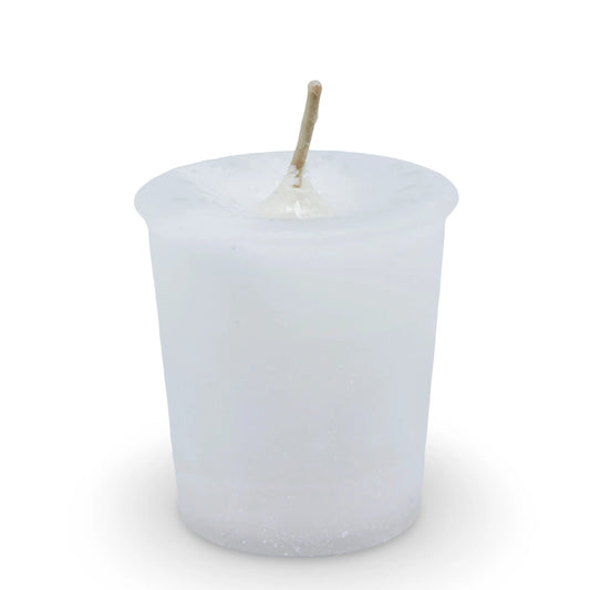 Votive Herbal - Scented Ritual Candle - Cleansing - White -Ritual Candle -Arômes & Évasions