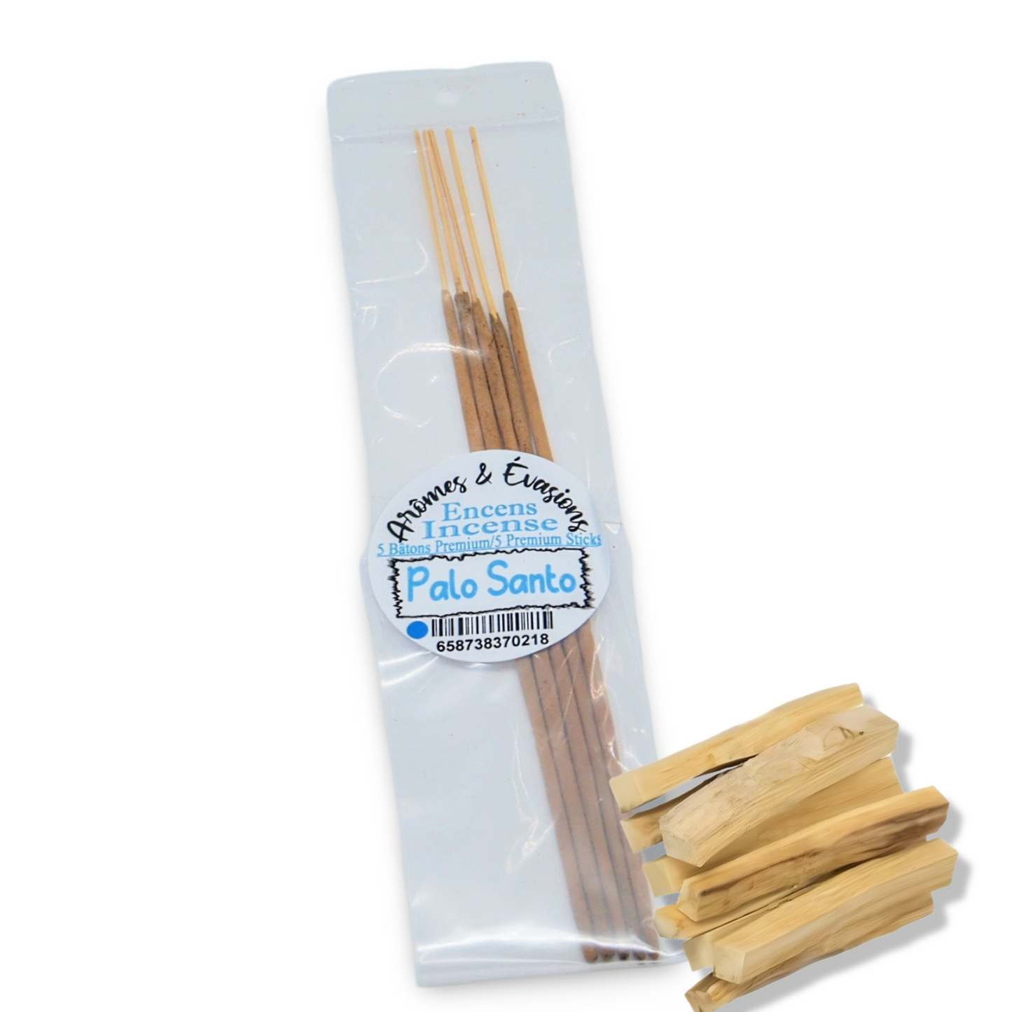 Bâtons d'Encens - Collection Premium - Palo Santo - Paquet de 5 Bâtons Masala