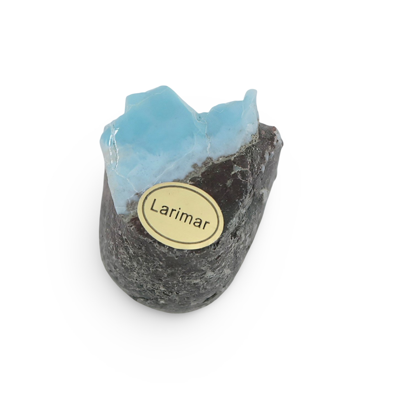Spécimen de Pierre – Larimar (Brut avec Face Polie) – République Dominicaine – Choisissez votre Pièce
