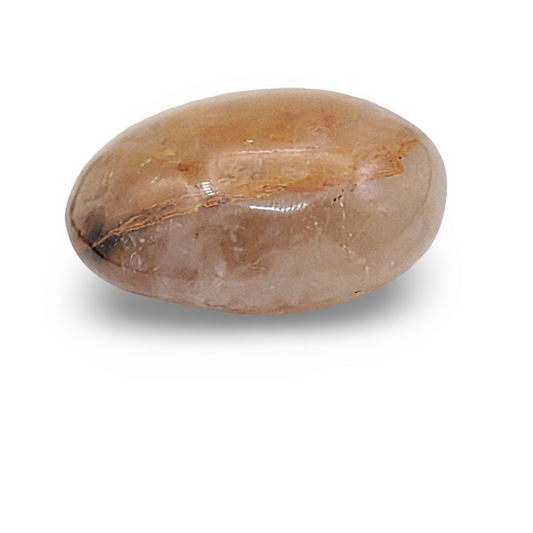 Palm Stone - Yellow Hematoide Quartz - Tumbled - 71g - Arômes et Évasions