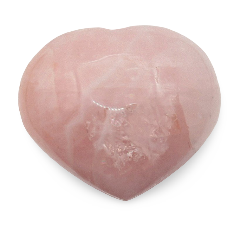 Stone - Rose Quartz - Heart Shape - Tumbled