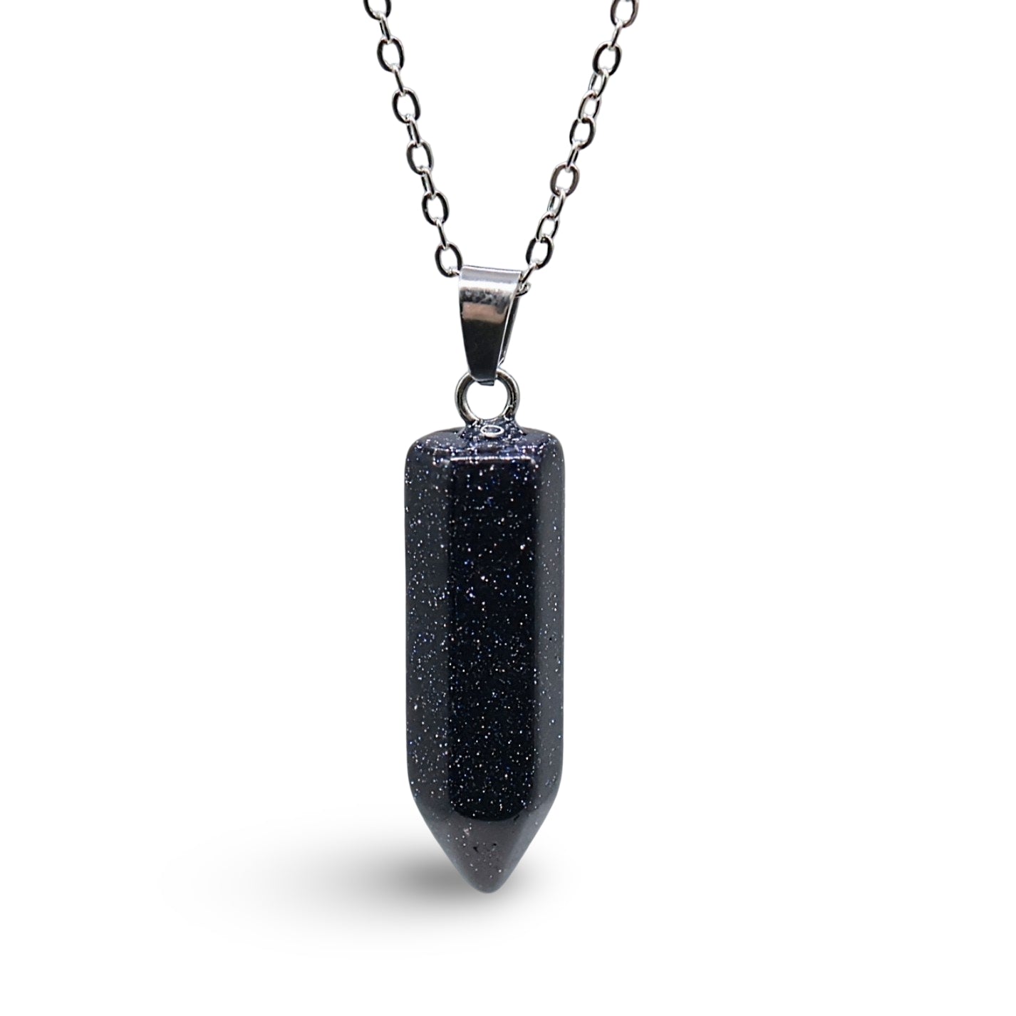 Necklace - Bullet Point - Gemstone Pendant