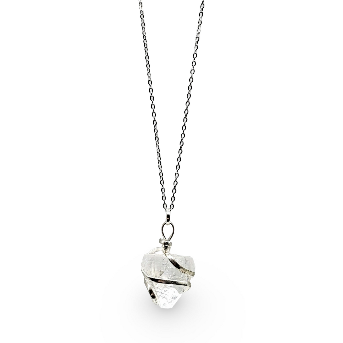 Necklace - Wire Wrapped - Apophyllite