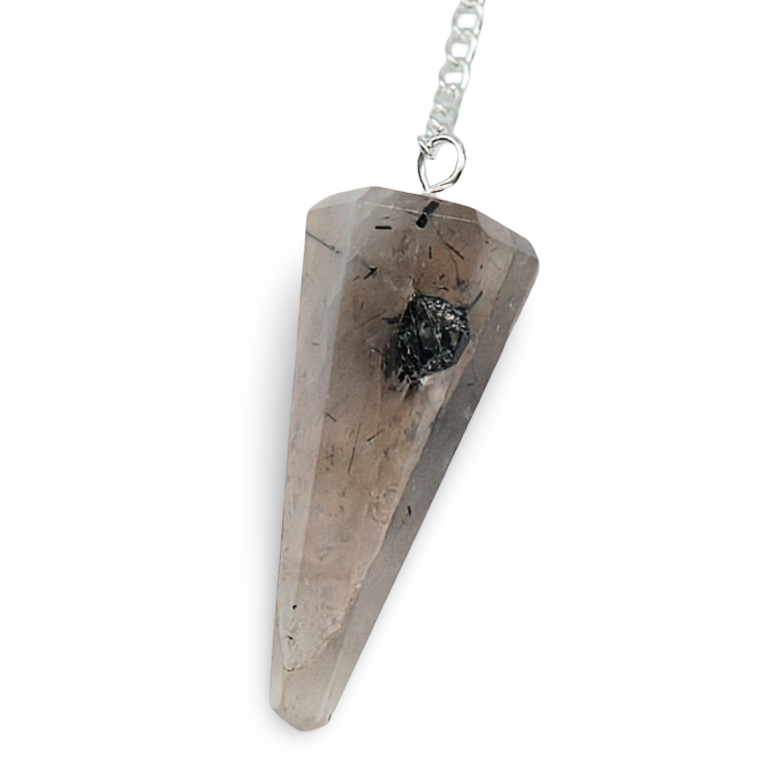 Pendule - Facette - Quartz Rutilé