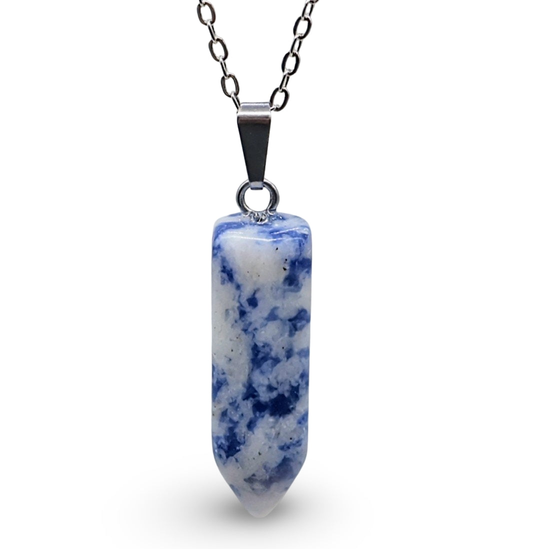 Necklace - Bullet Point - Gemstone Pendant