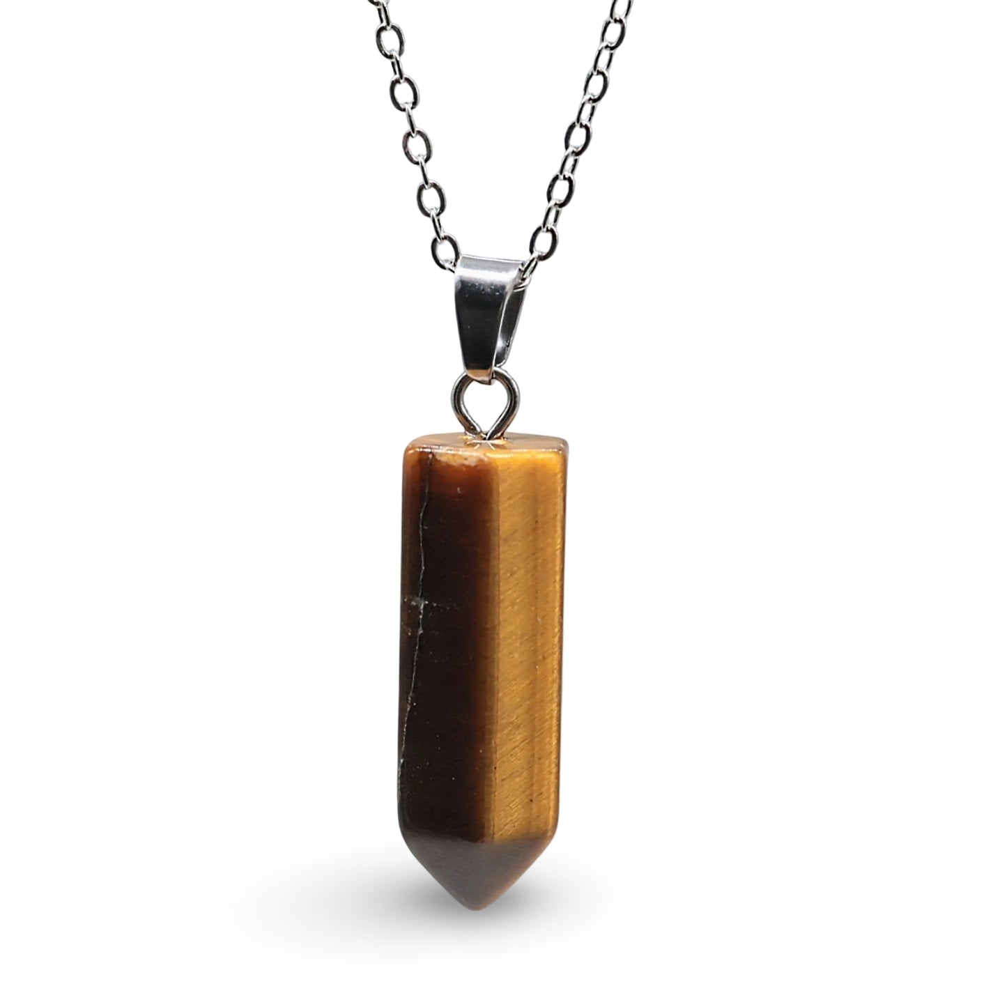 Necklace - Bullet Point - Gemstone Pendant