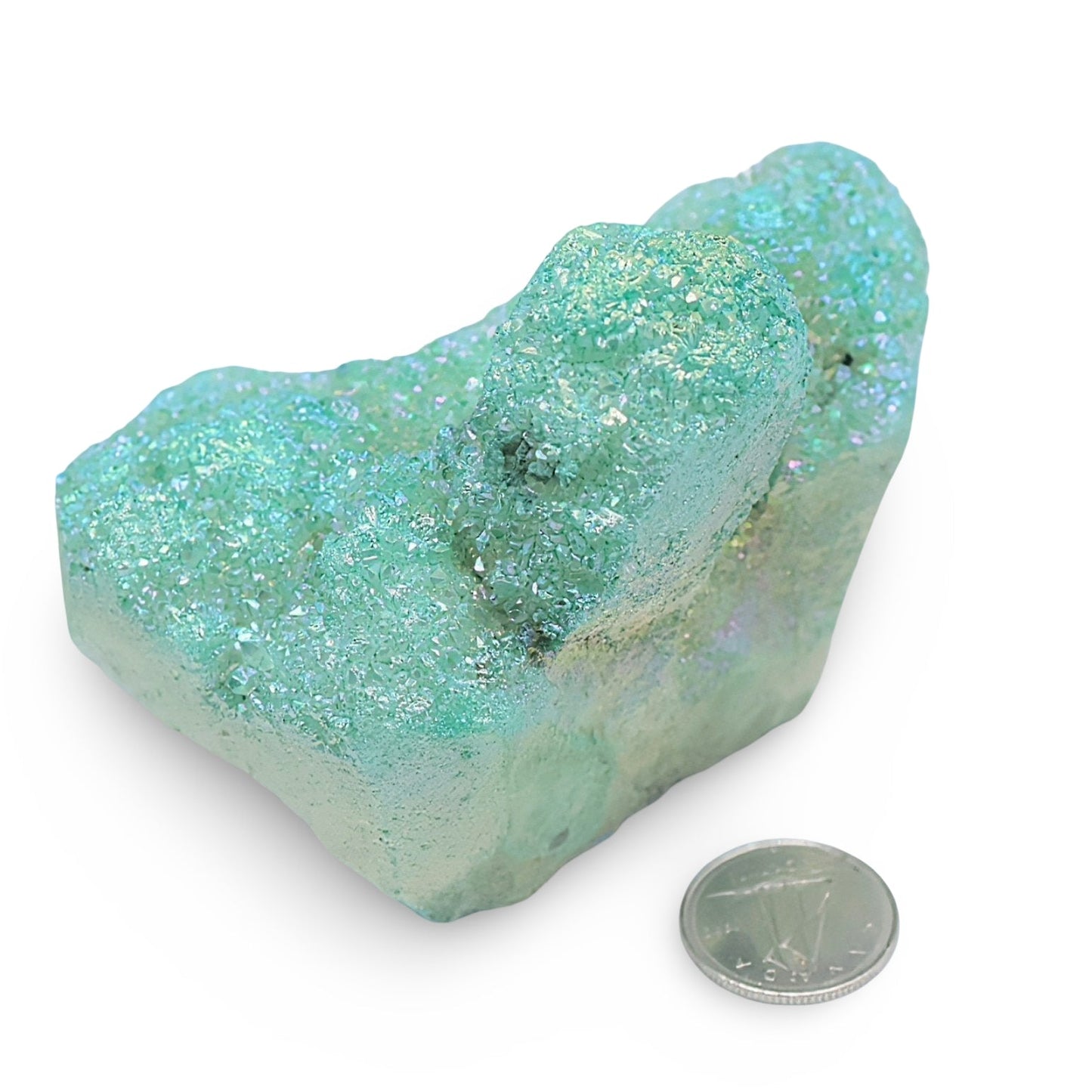 Pierre - Zéolite - Druse Aqua Aura - 209 g