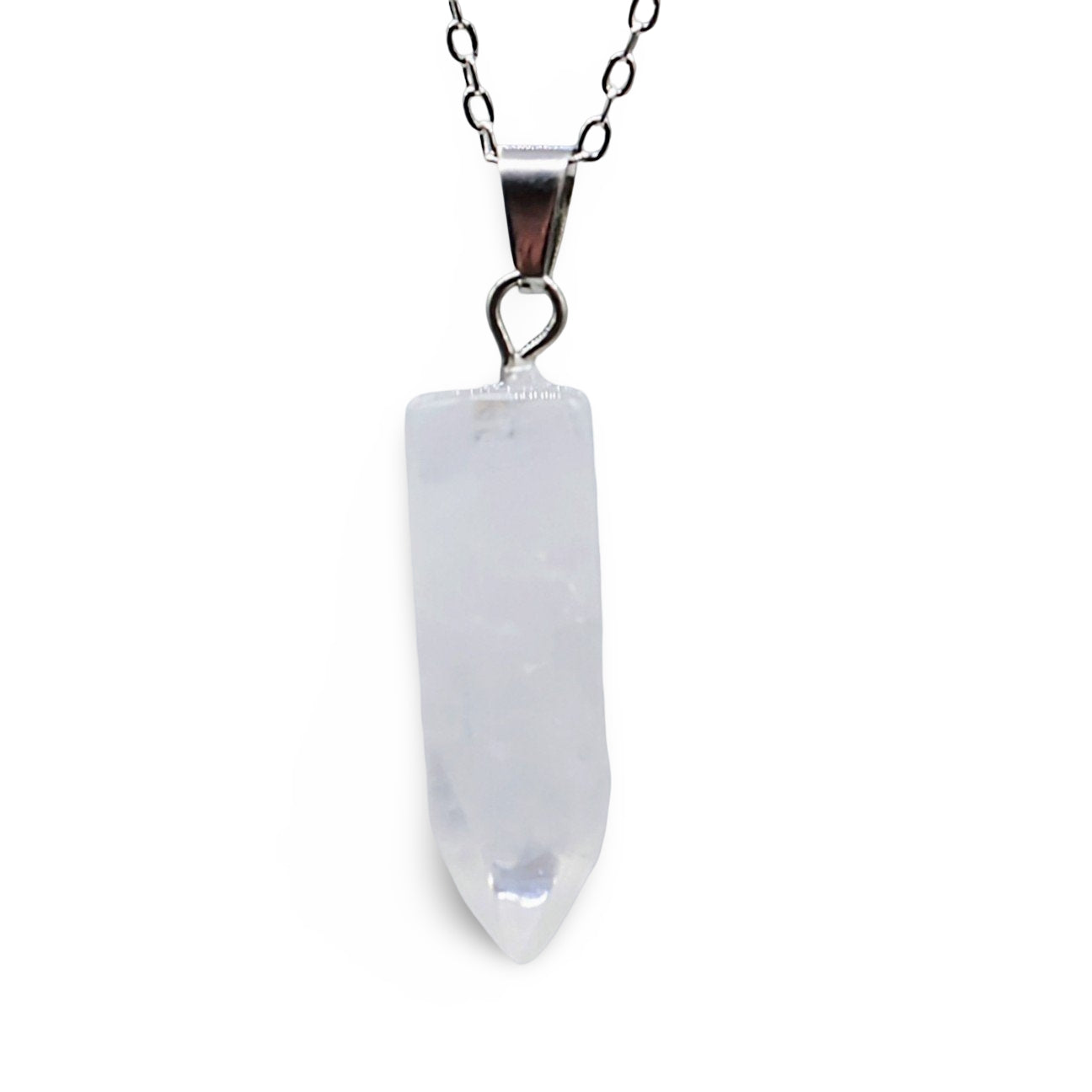 Necklace - Bullet Point - Gemstone Pendant