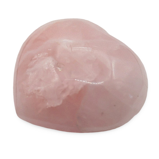 Stone - Rose Quartz - Heart Shape - Tumbled - Arômes et Évasions