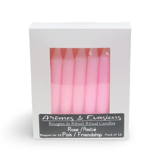 Ritual Candle – Arômes & Évasions – Pink for Friendship