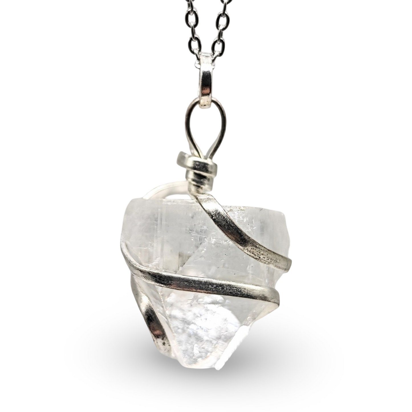 Necklace - Wire Wrapped - Apophyllite