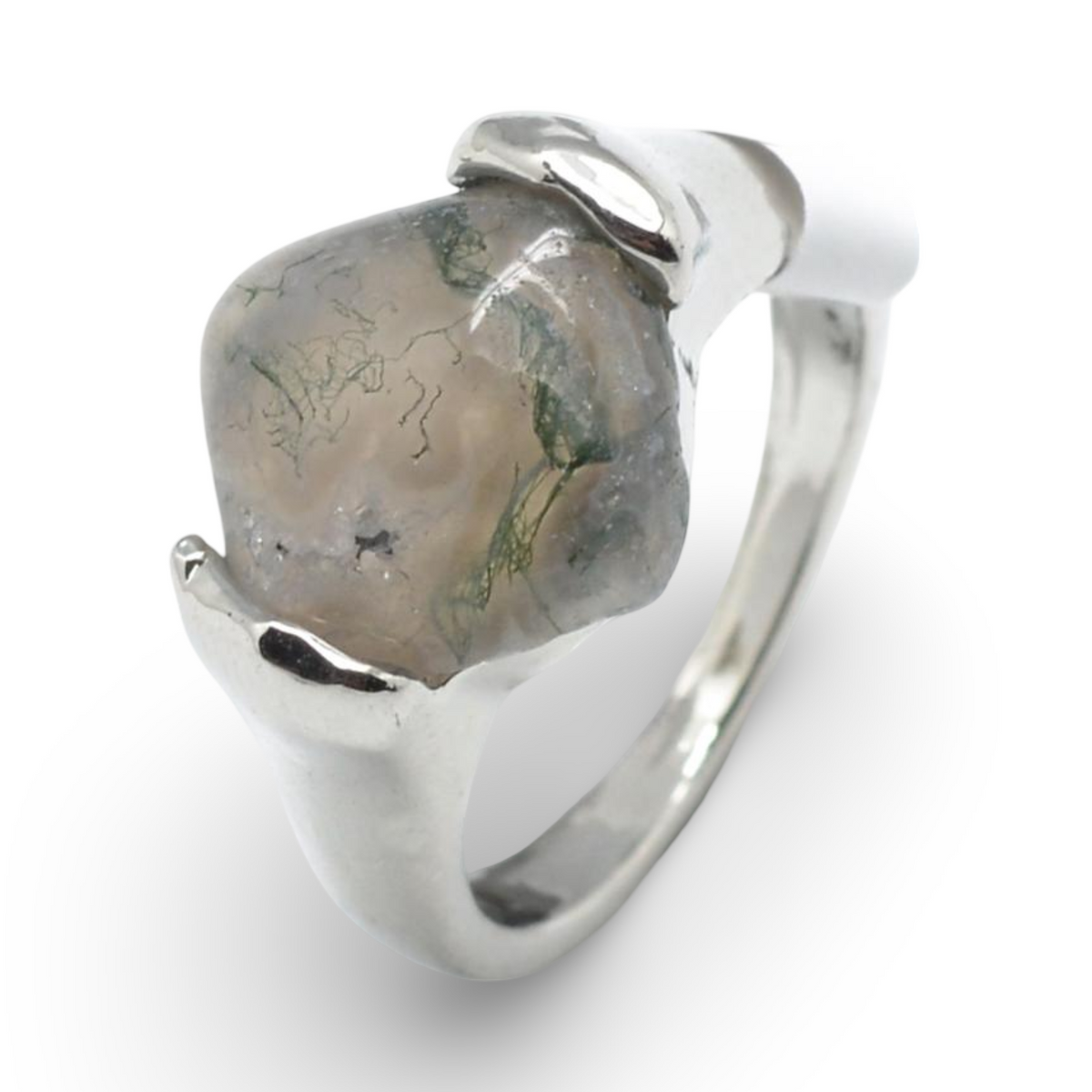 Ring - Moss Agate - Multi Shape - Size 6-10